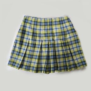 Plaid e-girl skater skirt